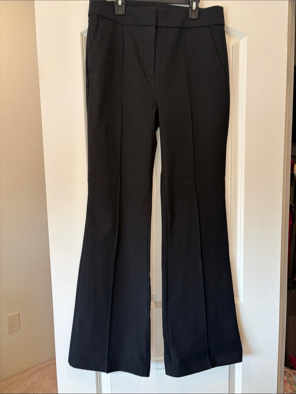 LOFT Black Bootcut Dress Pants high waisted size 8
